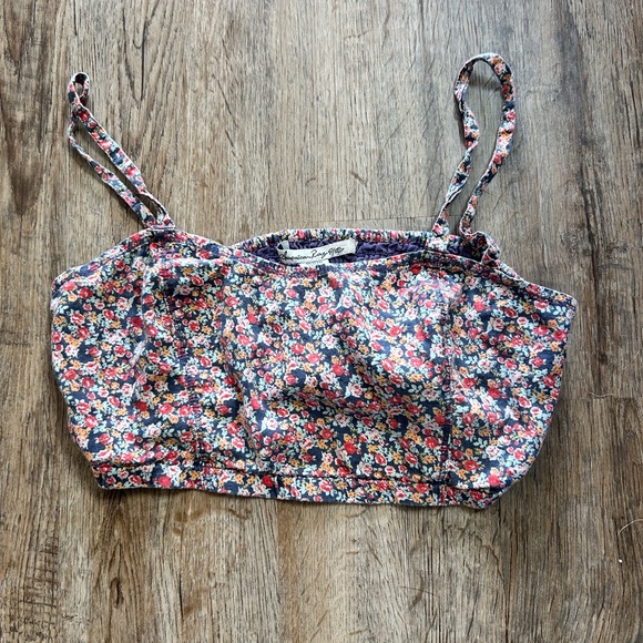 American Rag Pink and Blue Ruched Ruffled - Picture 4 of 4